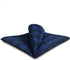 S&W SHLAX&WING Navy Pocket Square for Suit Silk Handkerchief XL...