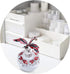 YU FENG Dragonfly Decorative Glass Perfume Bottle Jeweled Enameled Fancy Crystal Perfume Holder Scent Bottles Empty Refillable(Red,40ml)...