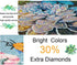 LBGMN 5D DIY Paint Diamond Painting Mosaic Rainbow Piano Keys Pictures by Rhinestones Embroidery 3D Diamond Mosaic Wall Sticker......