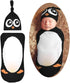 Cute Penguin Newborn Swaddle Blankets Hat Sets Soft Baby Receiving Blanket Swaddle Sack for Baby Shower Infant Boy Girl Gift...