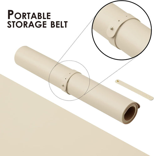 Compact Cork Desk Mat - Small Dual-Sided Desk Pad for Office and Home - Desk Organization and Accessories - Ideal for Large Mouse Pad and Small De...