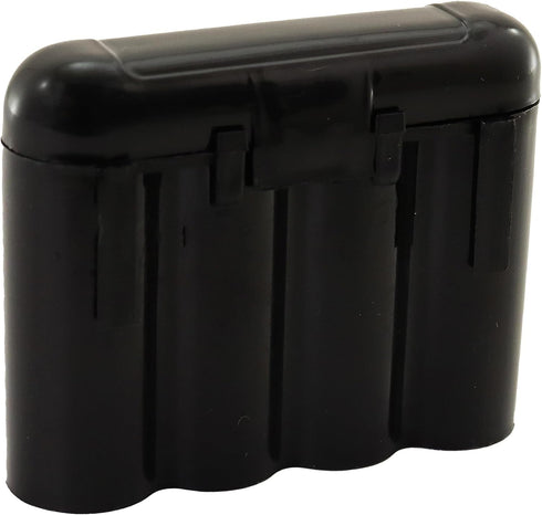 10 Pack AA/AAA / CR123A Black Battery Holder Storage Cases...