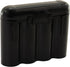 4 Pack AA/AAA / CR123A Black Battery Holder Storage Cases...