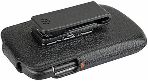 Rim Blackberry Q10, Bold, Curve, Tour, Storm, Torch Leather Swivel Holster, Black HDW-50678-001...