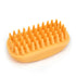 Silicone Dog Grooming Brush Pet Shampoo Bath Brush Anti Skid Soothing Massage Rubber Comb Bath Dog Brush...