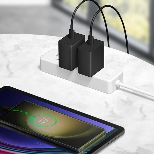 45W Samsung USB C Super Fast Charger, Type C Charger Fast Charging Wall Block with 6Ft Fast Charging Cable for Samsung Galaxy S24 Ultra/S24/S23 Ul...