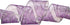 Morex Ribbon 7416.60/50-610 Swirl 2.5" X 50 YD Nylon Sheer Curling Wired Glitter Ribbon, Purple/Silver, Holiday Ribbons for Crafts and Christmas D...