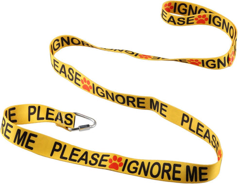 Funny Dog Leash Please Ignore Me Dog Leash Walking Training Dog Leashes Dog Owner Pet Lover Gift (Please Ignore Me-YE)...