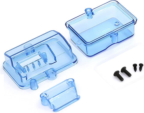LICHIFIT ESC Receiver Box Protective Case Cover Transparent Waterproof Sealed Box for Huanqi 727 Slash RC Boat Model Accessories...