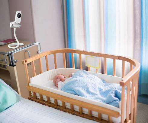 Universal Baby Monitor Mount Holder for Vtech VM3252 VM819, Hello Baby HB30 HB35, and Most 5.3 to 8.1cm Wide Baby Monitors Camera Shelf for Crib C...