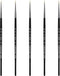 XDT#725 Micro Detail Artist Pin Point Painting Brush Set of 5 Piece #00000 Brushes Set, Acrylic Watercolor Oil, Fine Detailing Painting, Art, Scal...