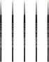 XDT#725 Micro Detail Artist Pin Point Painting Brush Set of 5 Piece #00000 Brushes Set, Acrylic Watercolor Oil, Fine Detailing Painting, Art, Scal...