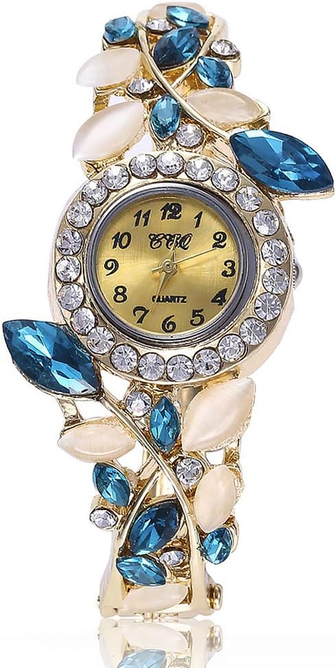 Weicam Women 5 Pack Luxury Watch Bracelet Diamond Flower Lady Retro Wholesale Wrist Watch Jewellery...