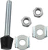 LQ Industrial 4pcs Rubber Head Carbon Steel Toggle Clamps M8x70mm Carbon Steel Toggle Clamp Screw Assembly with Rounded Spindle Tip...