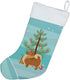 Caroline's Treasures CK3555CS Pomeranian Christmas Tree Christmas Stocking Fireplace Hanging Stockings Christmas Season Party Decor Family Holiday...