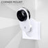Corner Wall Mount for YI Home (3 Pack) Security Camera - Adhesive Holder, No Hassle Bracket, Strong 3M VHB Tape, No Screws, No Mess Install (White...