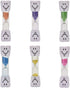 3 Minute Sand Timer Set for Brushing Teeth Pack of 6 Colorful Smiley Hourglass Timers...