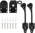 Lifepefe Bunge kit+cordless bracket+new end cover, universal replacement mounting bracket kit for outdoor/indoor sun blind (Black)...