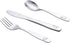 Exzact Kids Flatware 6 Pieces Stainless Steel Children Silverware 2 x Forks, 2 x Knives, 2 x Spoons,Toddler Utensils, Dishwasher Safe, 24 Months+ ...