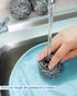 12Pcs Steel Wool Scrubber Pads for Cleaning Dishes, Pans, Pots, Ovens, Grills, Sinks - Stainless Steel Scrubbers for Kitchen, 12 Pack...