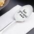 TyM Love you more forever Engraved Stainless Steel spoon for coffee tea cereal ice cream - Engraved gift for him / her - 7 inch Sturdy handle and ...