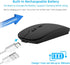 Wireless Mouse for Laptop, Bluetooth Mouse Rechargeale Three Mode(Bluetooth 5.2+ USB-A & USB-C Receiver)-Compatible with TypeC & USB Port Devices/...