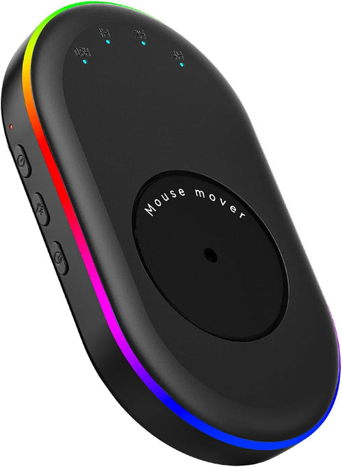 Neises Mouse Jiggler with Power Adapter and ON/Off Switch Mouse Mover Simulator, Driver-Free Mouse Movement Simulation for Computer Awakening Mous...