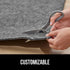 GORILLA GRIP Felt and Natural Rubber Stay in Place Slip Resistant Rug Pad, 1/4in Thick, 2x3 FT Protective Padding Under Area Rugs, Cushioned Gripp...