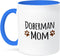 3dRose Doberman Pinscher Mom Mug, 1 Count (Pack of 1), Blue...