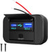 GemCoo 12V RV USB Outlet, 38W PD QC3.0 24V USB Car Charger Socket Power Outlet with Cover, 24V Car Charger Switch Panel Car Fast Charger Socket Po...