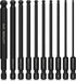 Ball End Hex Head Allen Wrench Drill Bit Set (10PCS SAE 5/16” to 5/64”), LATTOOK 10PCS SAE Ball End Hex Bit Set Allen Key Bit Set Hex Key Drill Bi...