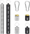Small Portable Pill Case Keychain for Travel, AngleKai 2 Pack Pill Organizer Aluminium Alloy Small Pill Box Waterproof Pill Container Medicine Bot...
