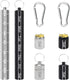 Small Portable Pill Case Keychain for Travel, AngleKai 2 Pack Pill Organizer Aluminium Alloy Small Pill Box Waterproof Pill Container Medicine Bot...