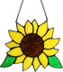 Sunflowers Gifts Stained Glass Window Hanging,Handmade Sunflower Kitchen Decor Suncatcher for Window, Sunflowers Gifts for Women,Birthday Giftss f...