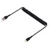 StarTech.com 3ft (1m) USB A to C Charging Cable, Coiled Heavy Duty Fast Charge & Sync USB-C Cable, USB 2.0 A to Type-C Cable, Rugged Aramid Fiber,...