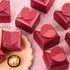 AWELL Burgundy Favor Box Bulk 2.5x2x2.5 inches with Heart Bow Party Favor Box,Burgundy,Pack of 50...