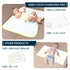 Portable Changing Pad - Waterproof Baby Changing Mat - Large Size 25.5”x31.5”- Foldable Wipeable Diaper Changing Pad - Change Diaper in Any Places...