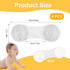 8 Packs Cabinet Door Locks for Baby Proof and Child Safety Cabinet Locks with Adhesive for Drawer Cupboards Fridge Closet Pantry Childproof Safety...