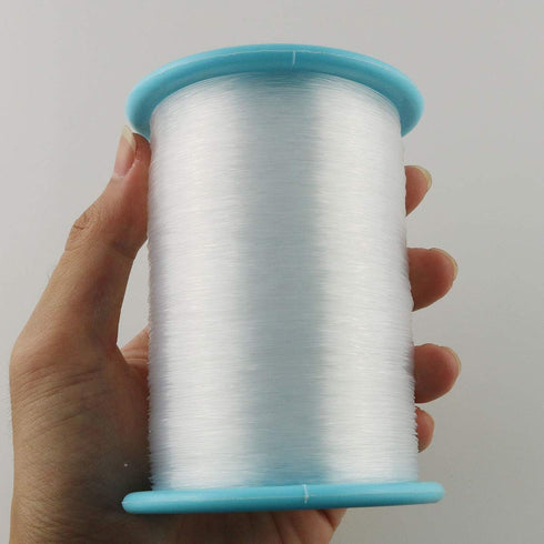 E-outstanding 1000m/Roll 0.45mm Transparent Nylon Fishing Line Super Strong DIY Jewelry Making Supply Necklace Bracelet Beading Wire/Thread/String...