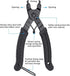 Oumers Bike Link Plier+Chain Breaker Splitter Tool+Chain Checker, Chain Missing Link Opener Closer Plier Chain Cutter Connector Wear Indicator Too...