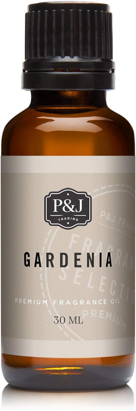 P&J Fragrance Oil Gardenia 30ml - Candle Scents, Soap Making, Diffuser Oil, Aromatherapy...