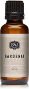 P&J Fragrance Oil Gardenia 30ml - Candle Scents, Soap Making, Diffuser Oil, Aromatherapy...