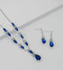 UDYLGOON CZ Crystal Earrings Necklace Bracelet Jewelry Set for Women Costume Party Bride Bridesmaid Wedding Prom Jewelry...