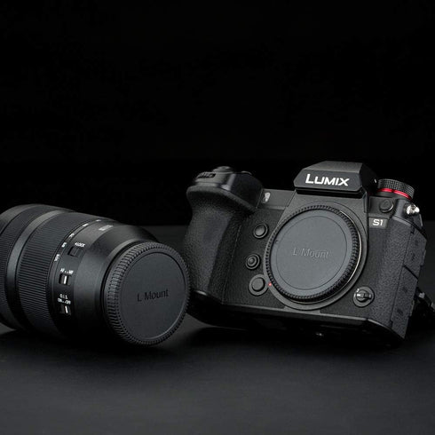 (2 Packs) Body Cap and Rear Lens Cap Kit for Leica L Mount Cameras and Leica L Mount Lens, fit Panasonic S5II DC-S5M2 S1 S1R S1H DC-S5 Leica SL (T...