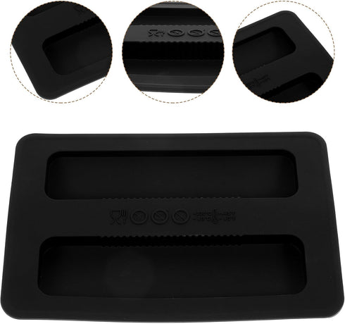Luxshiny 2 Slice Toaster Cover Silicone Bread Maker Cover Lid Toaster Machine Cover Appliance Cover Toaster Dust Cover And Fingerprint Protection ...