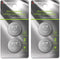 4-Pack 1632 Rechargeable Coin Cells Batteries for Tile Key Finder,3.7V LIR1632 Lithium Rechargeable Button Battery Replace 3V CR1632...