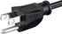 Monoprice Power Cord - NEMA 5-15P to IEC 60320 C13, 18AWG, 10A/1250W, 125V, 3-Prong, 8ft, Black...