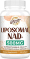 Liposomal NAD+ 500 MG Supplement, True NAD plus Supplement, Superior Absorption, Boost NAD+ More Efficient than Nicotinamide Riboside for Cellular...