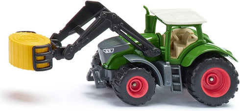 Siku 1539, Fendt 1050 Vario Tractor, Metal/Plastic, Green, Bale clamp and removable cab...