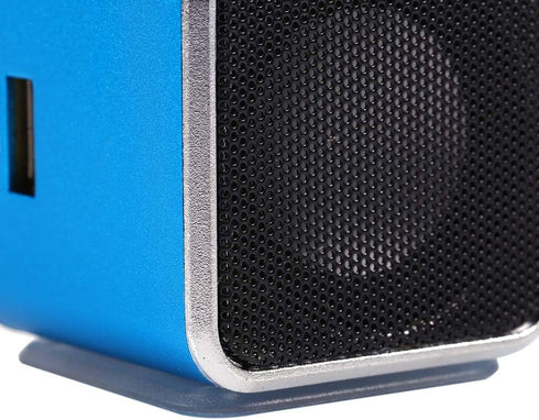 Eboxer Portable Mini Speaker Music Player FM Radio Stereo Speaker Support TF Card and U Disk, Brief Design, Perfect Mini Speaker for Room Bike Car...
